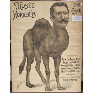 Victor LENEPVEU Affiche "Musée des Horreurs" N°8 - M.-G. PICQUART 1899 Affaire Dreyfus