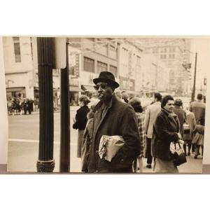 Edouard Boubat - Birmingham 64 (usa) Original Photograph Stamped By The Photographer Segregation