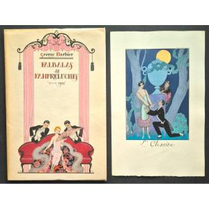 George Barbier "falbalas & Fanfreluches" 1925 Rare Complete Almanac Of 12 Art Deco Stencils