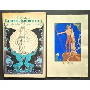 George Barbier "falbalas & Fanfreluches" 1924 Rare Complete Almanac Of 12 Art Deco Stencils