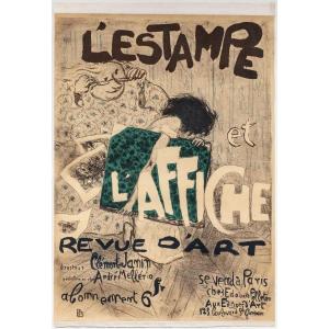 Pierre BONNARD "L’Estampe et l’Affiche, revue d’art" Affiche originale lithographie 1897