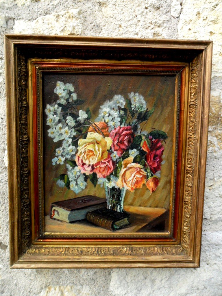 Still Life Bouquet Of Flowers