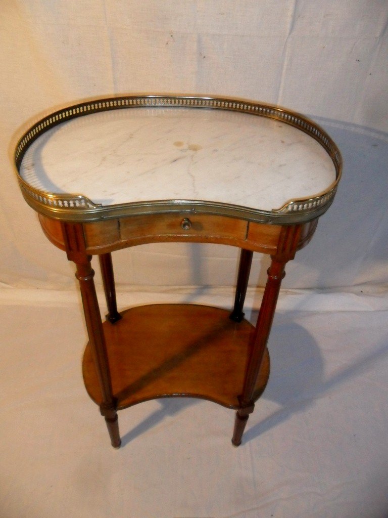 Small Louis XVI Style Kidney Table-photo-2