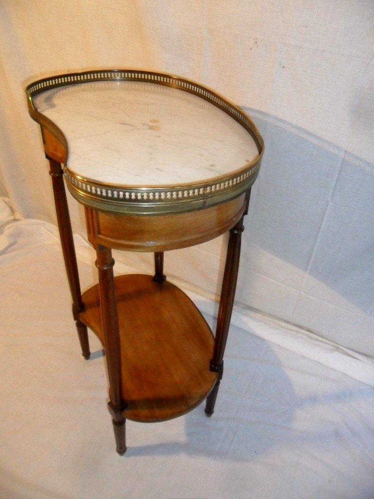 Small Louis XVI Style Kidney Table-photo-3