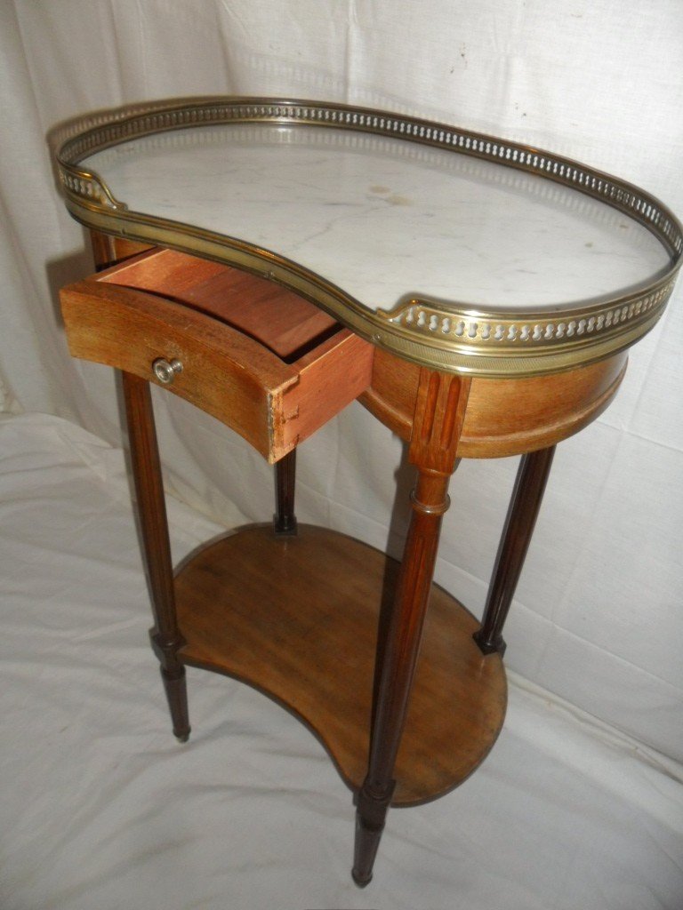 Small Louis XVI Style Kidney Table-photo-2