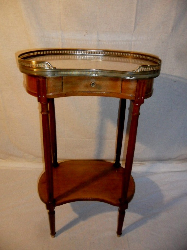 Small Louis XVI Style Kidney Table-photo-3