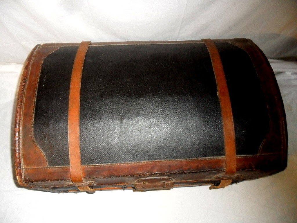 Leather Travel Trunk-photo-2