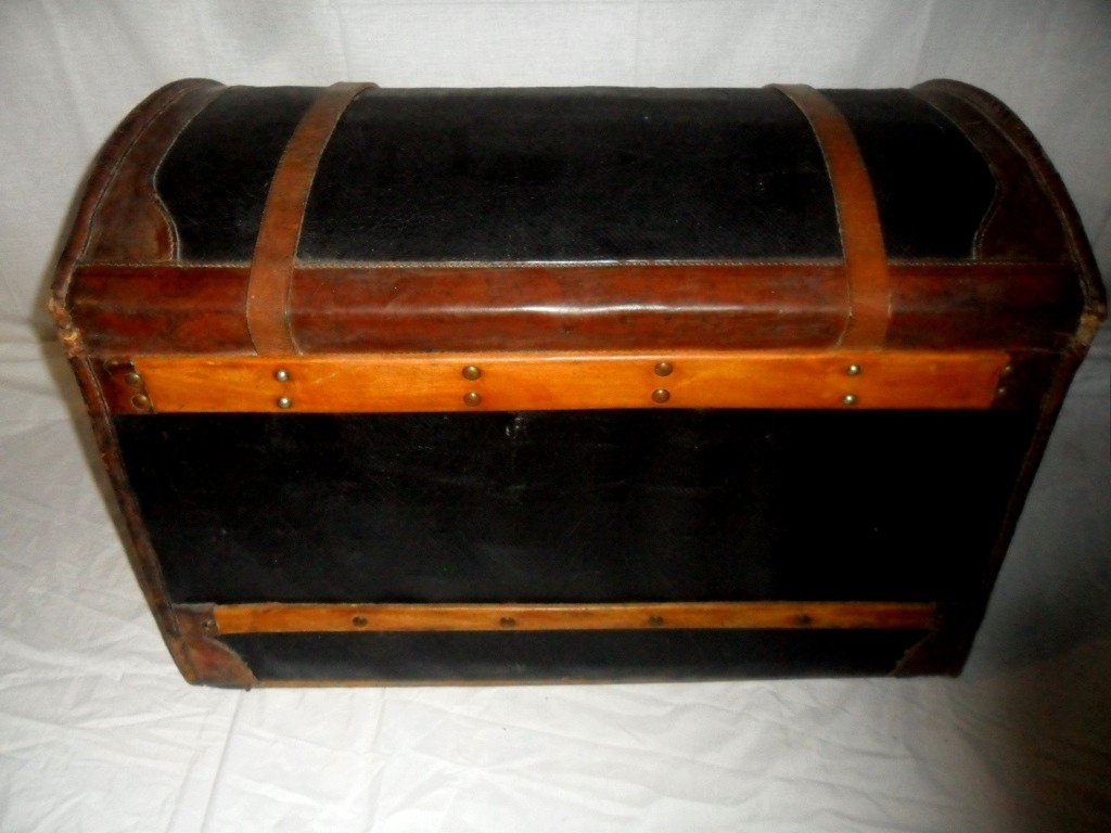 Leather Travel Trunk-photo-3