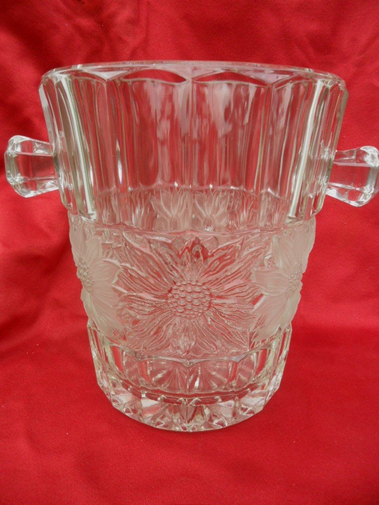 Sunflower Flower Crystal Champagne Bucket