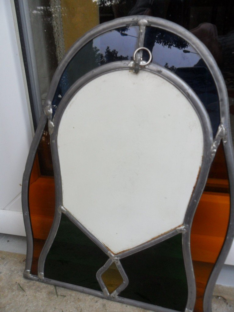 Small Stained Glass Mirror-photo-1