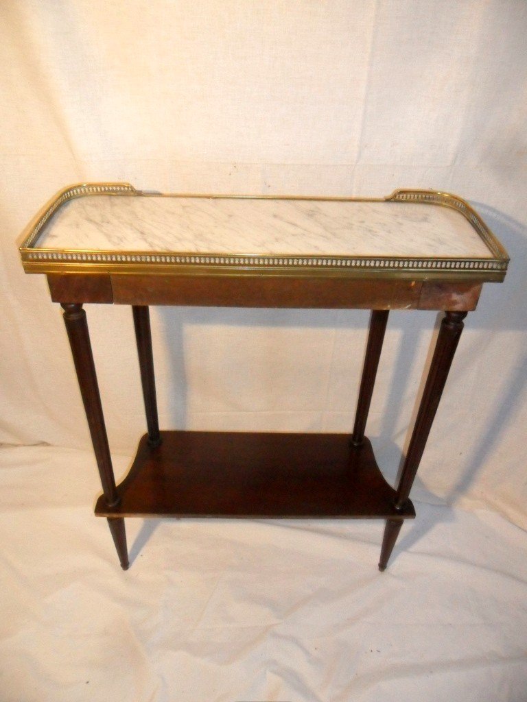 Small Louis XVI Style Console In Mahogany-photo-4