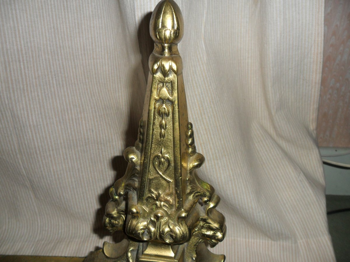 19th Century Gilt Bronze Fireplace Front-photo-2