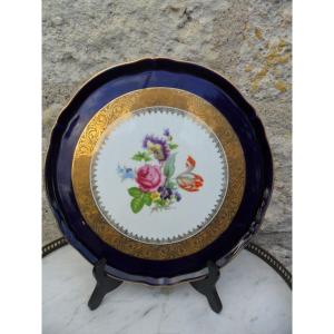 Grand Plat En Porcelaine d'Art De Limoges De R Sechet