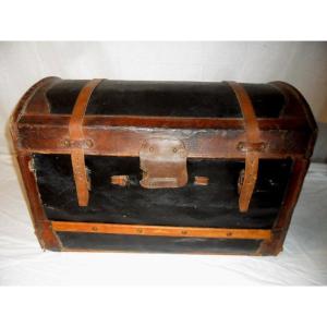 Leather Travel Trunk