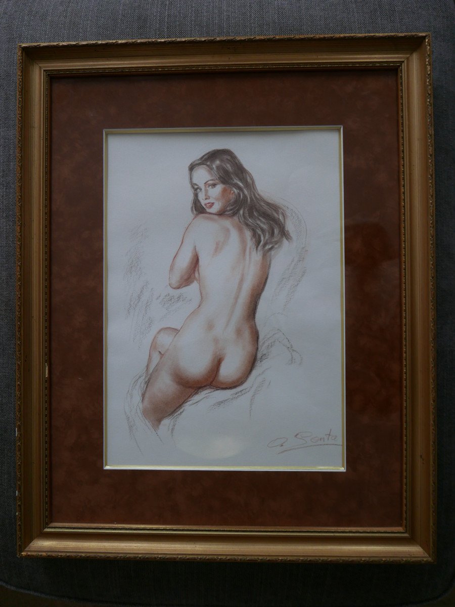 Nude Drawing Albert Genta