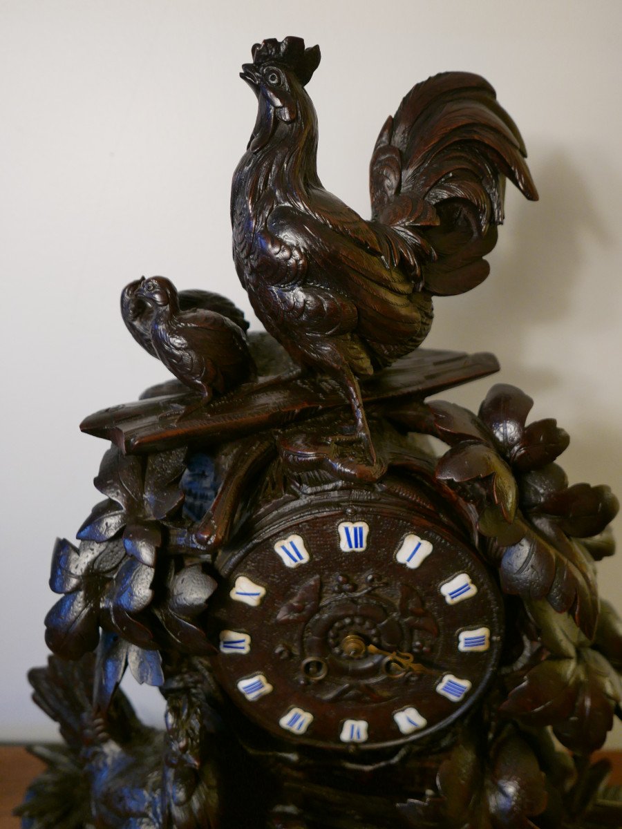 Black Forest Clock. 19th Century.-photo-4