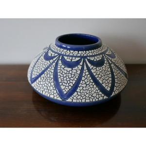 Earthenware Vase From Saint Clément, Art-deco