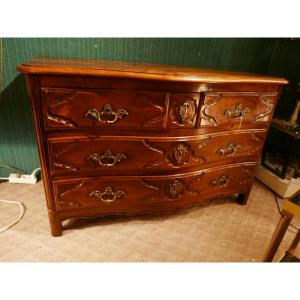 Parisian Walnut Commode 18th C