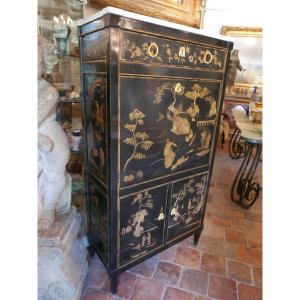 Louis XVI Period Lacquered Secretary. 18th Century