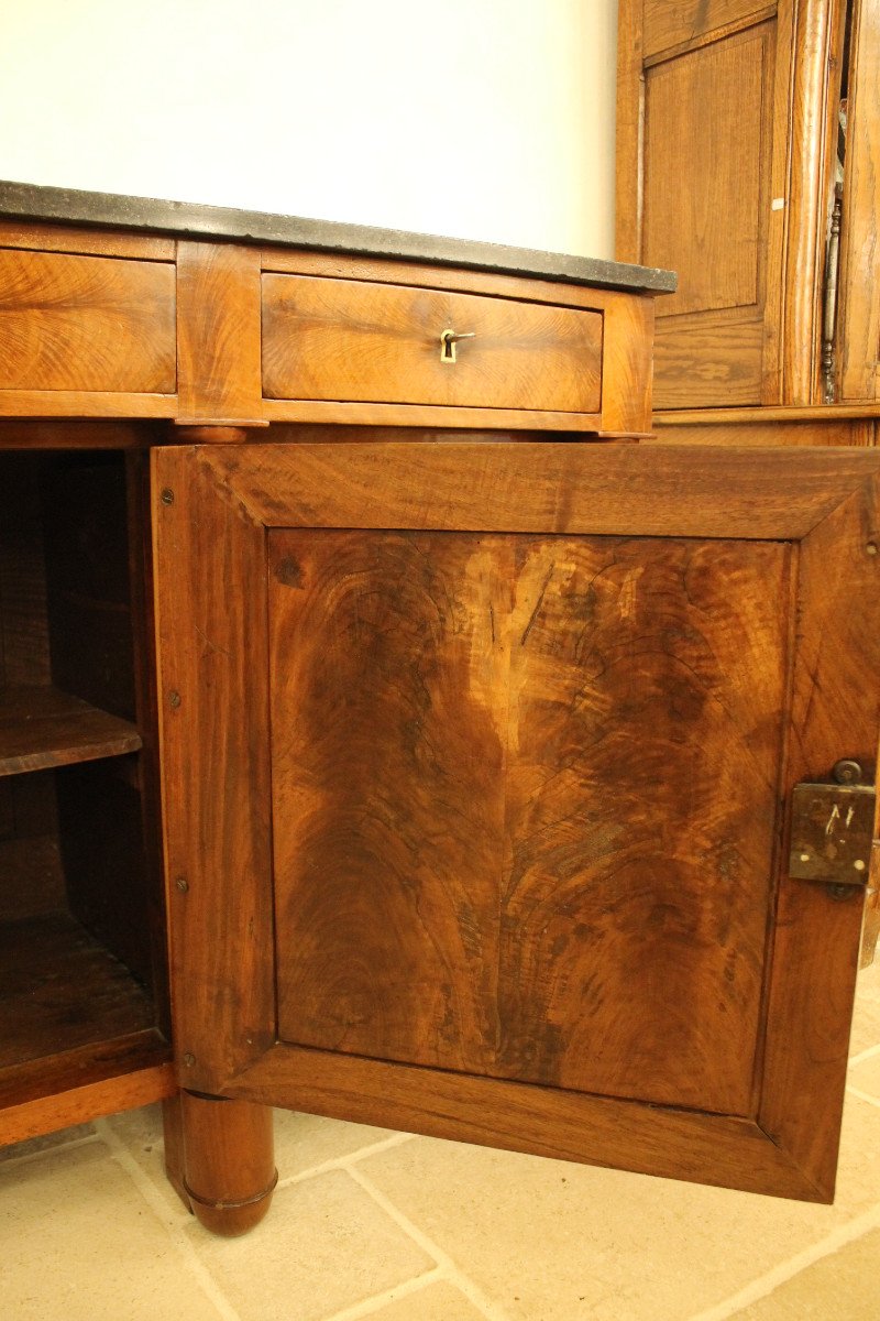 Sideboard With Rotating Columns, Empire Period-photo-6