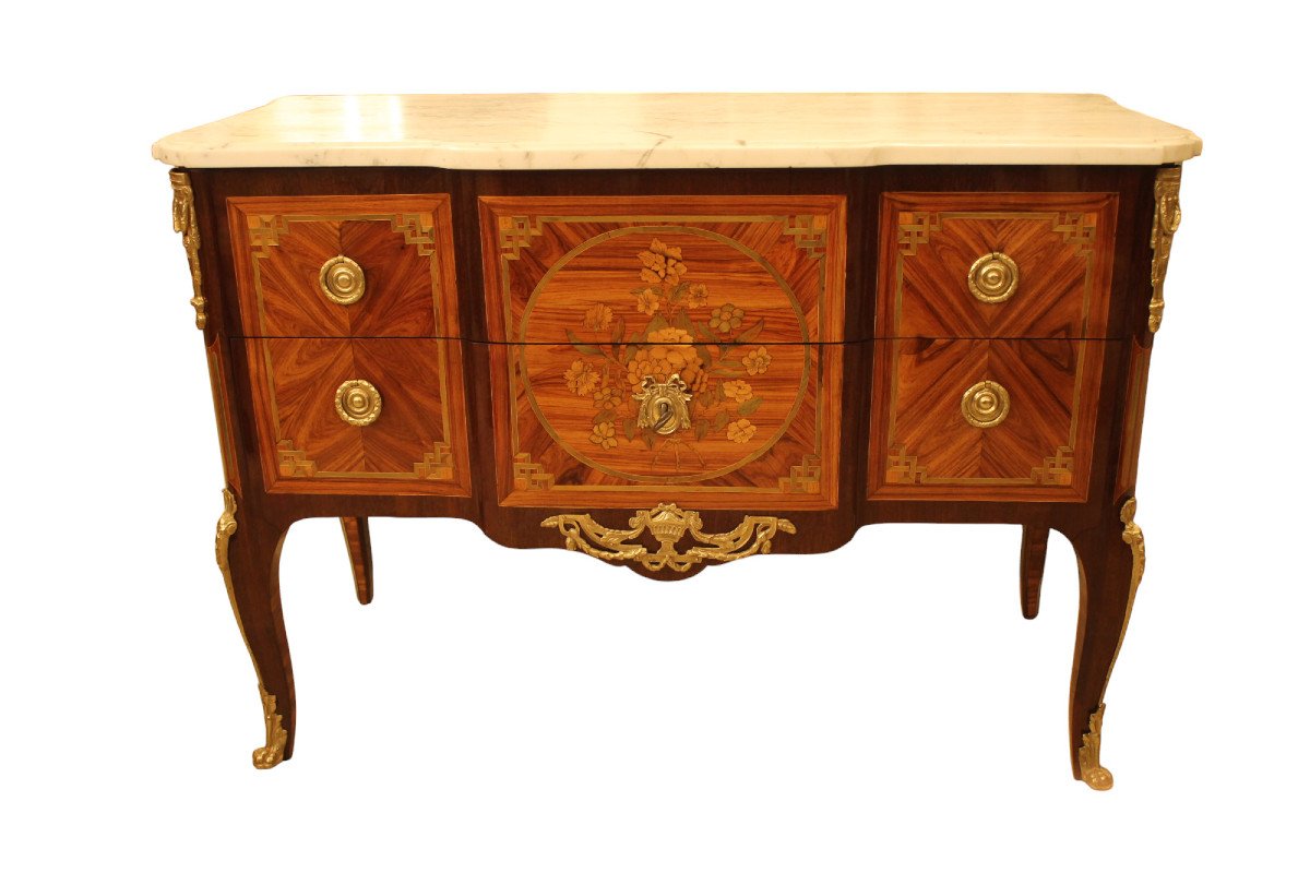 Transition Period Sauteuse Commode, Stamped C. Lebesgve