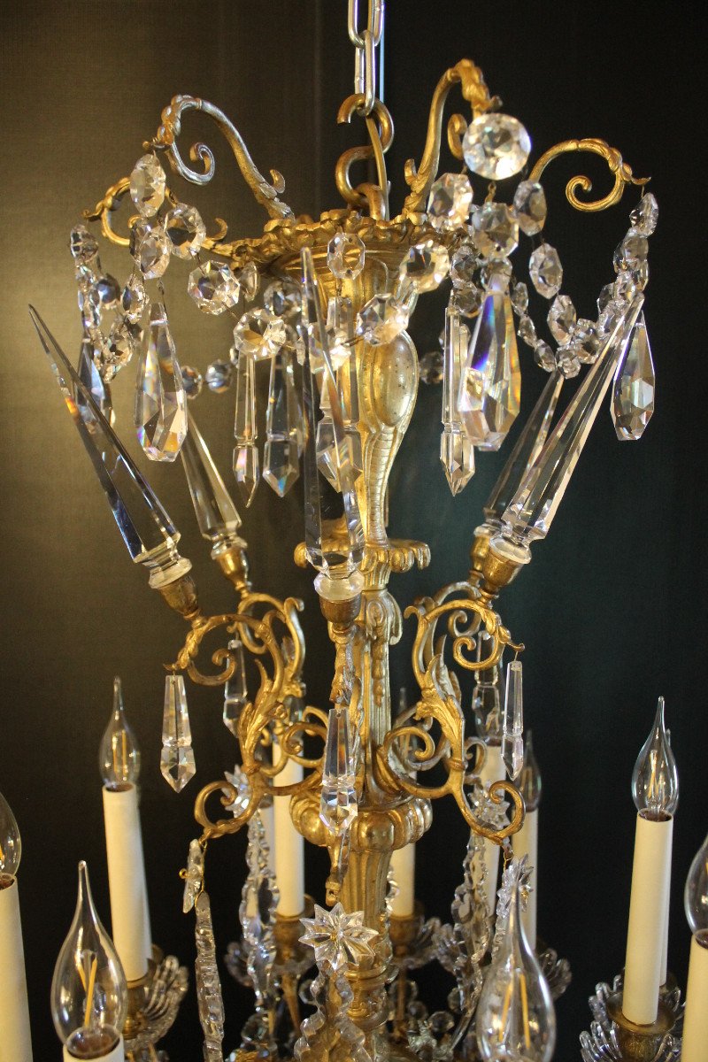 Baccarat, Important Chandelier With 24 Lights, Mid-19th Century-photo-1