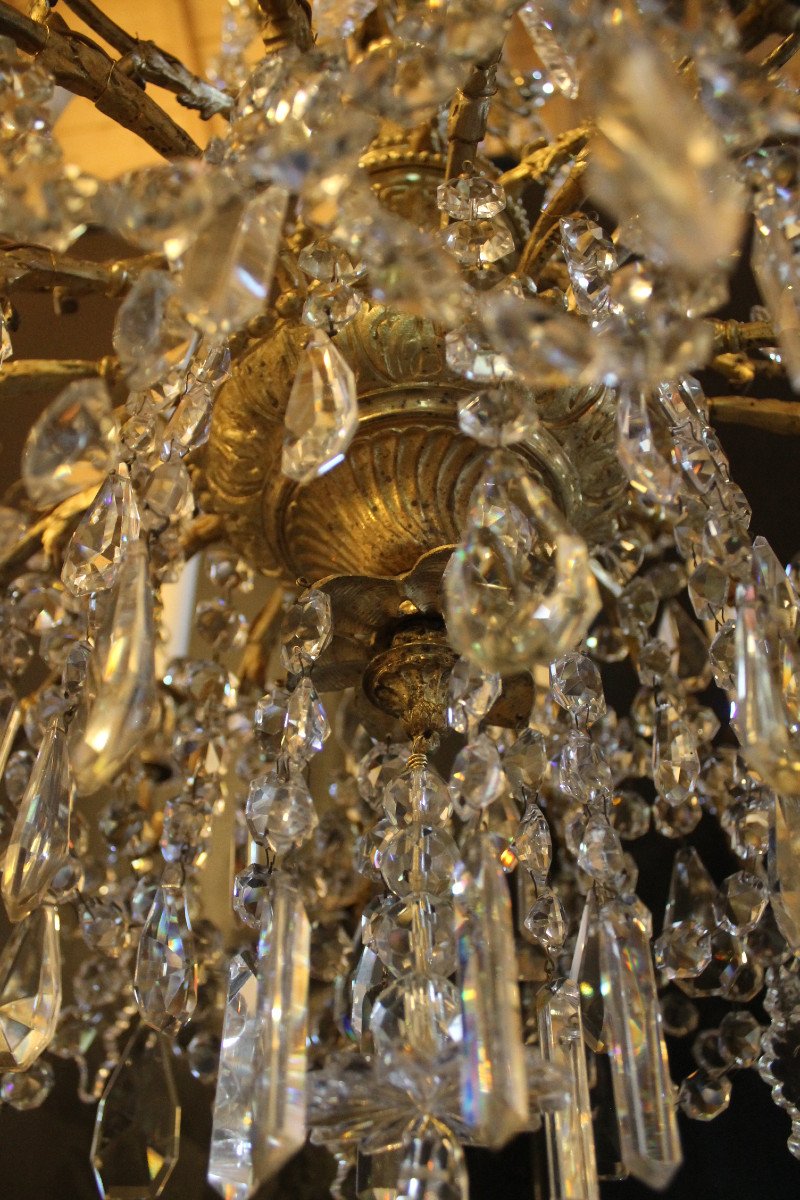 Baccarat, Important Chandelier With 24 Lights, Mid-19th Century-photo-7