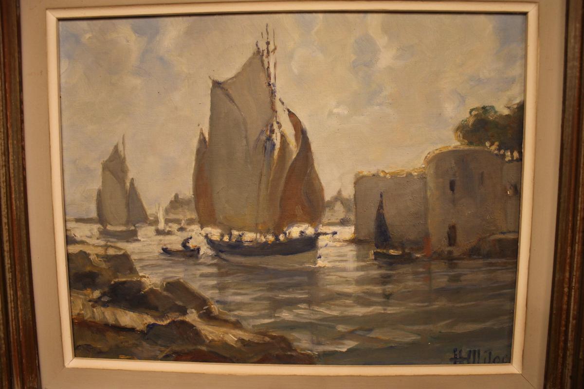 Painting By Henri Miloch-photo-2