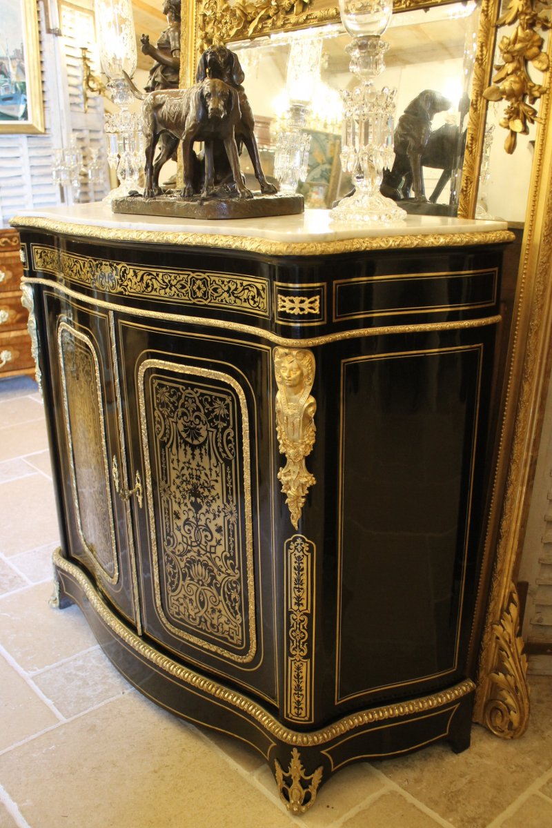 Support Height Cabinet, Napoleon III Period-photo-3