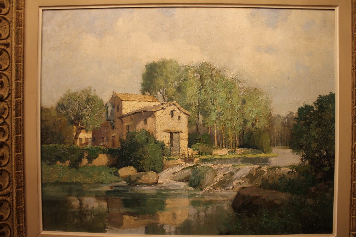 Georges Charles Robin (1903-2003) - Moulin De Chariet Near Boussay-photo-2