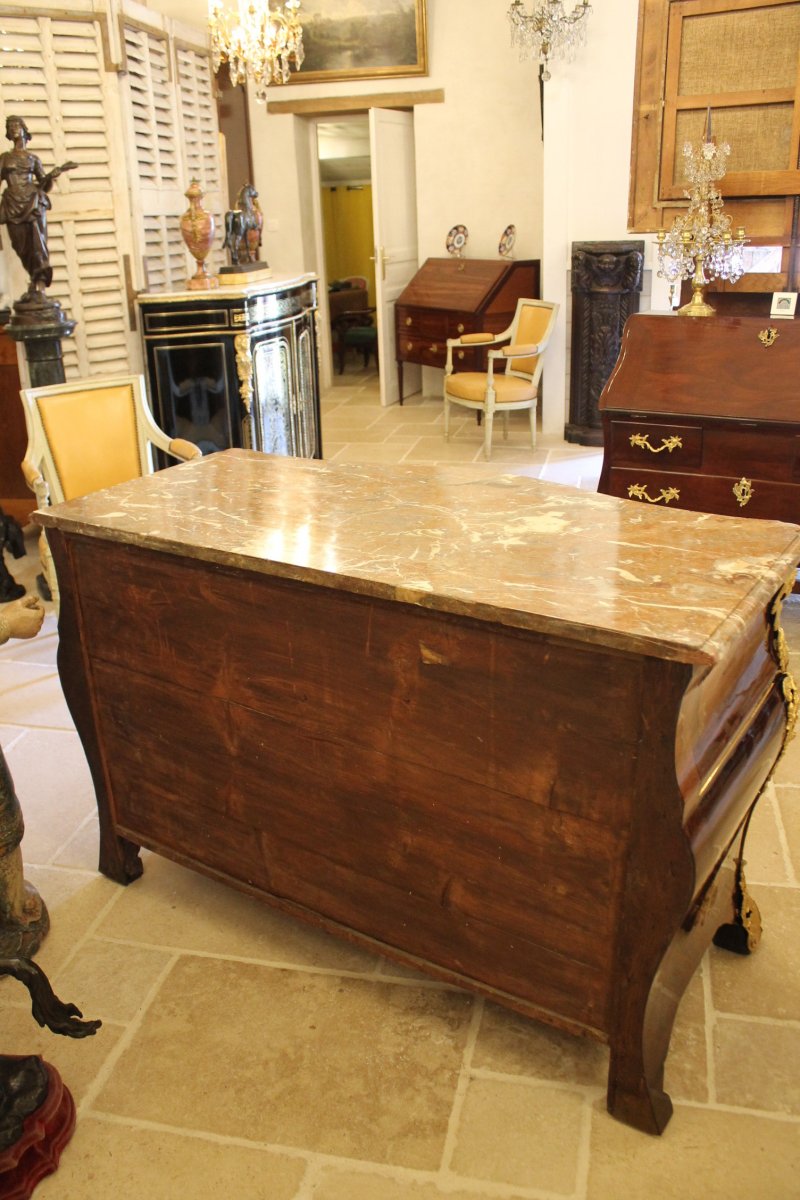 Tomb Commode Inlaid With Rosewood, Regency Period-photo-5