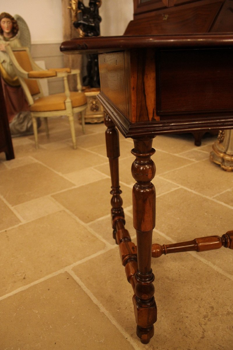 Louis XIV Table In Mahogany And Gaïac, Rochelais Work Late 17th-early 18th Century-photo-2