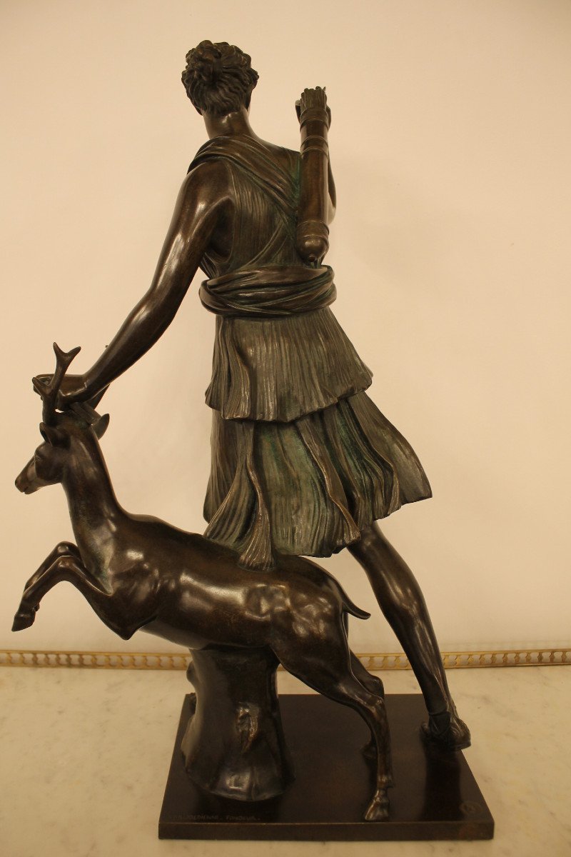 Diane Huntress, Bronze Sculpture, Barbedienne Foundry-photo-3