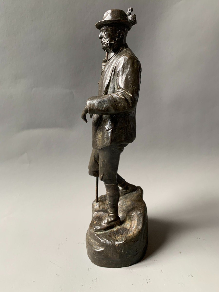 Adolf Meyer (1867-1940) - Le Médecin Chirurgien Suisse August Socin - Bronze-photo-4