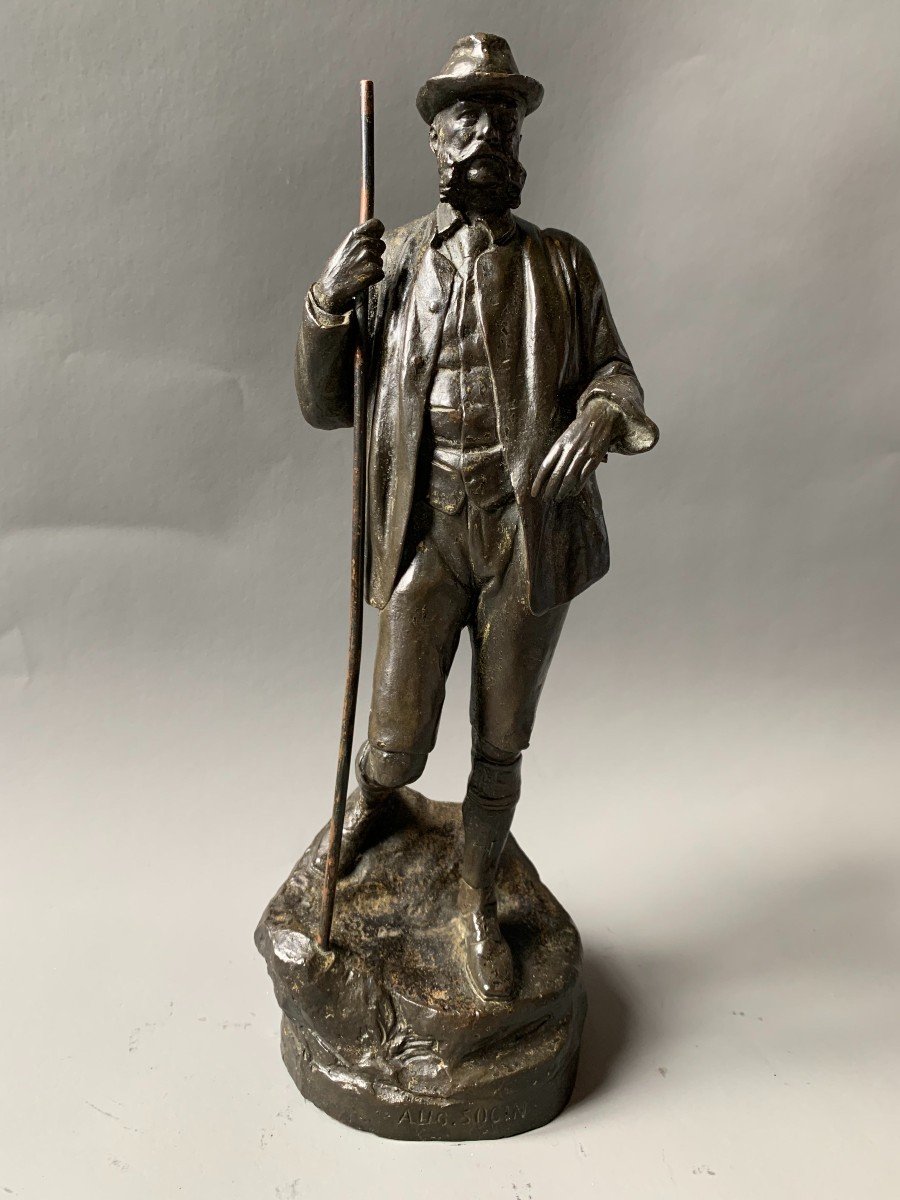 Adolf Meyer (1867-1940) - Le Médecin Chirurgien Suisse August Socin - Bronze