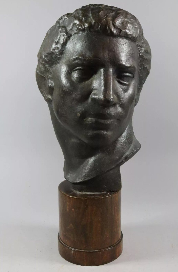 Bronze Bust Of A Man - Early 20th Century - 1920s-30s