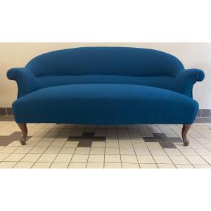 Sofa Or Bench - Napoleon III Period - Reupholstered