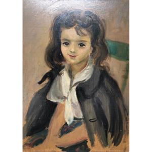 Katherine Librowicz (1912-1991) - Polish Artist - Paris School - Little Girl