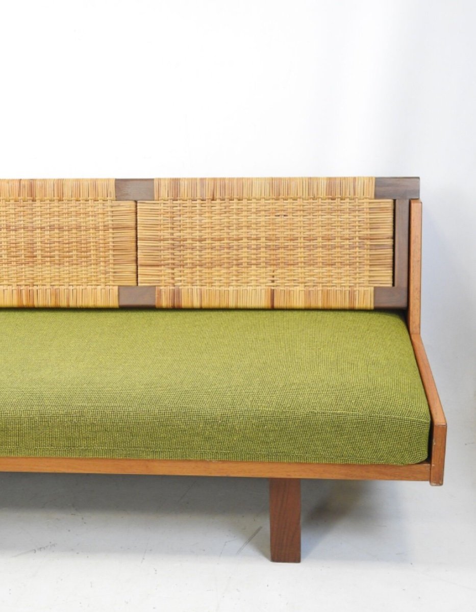 Hans J. Wegner Banquette Convertible Modèle Ge 259 Vers 1960-photo-4