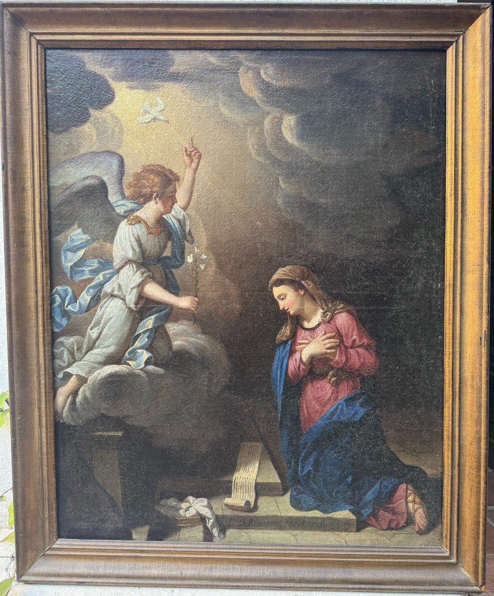 Etienne Odot Garot Dubuisson (1652-1732) Annunciation 1705-photo-2