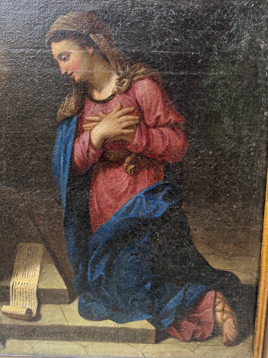 Etienne Odot Garot Dubuisson (1652-1732) Annunciation 1705-photo-3