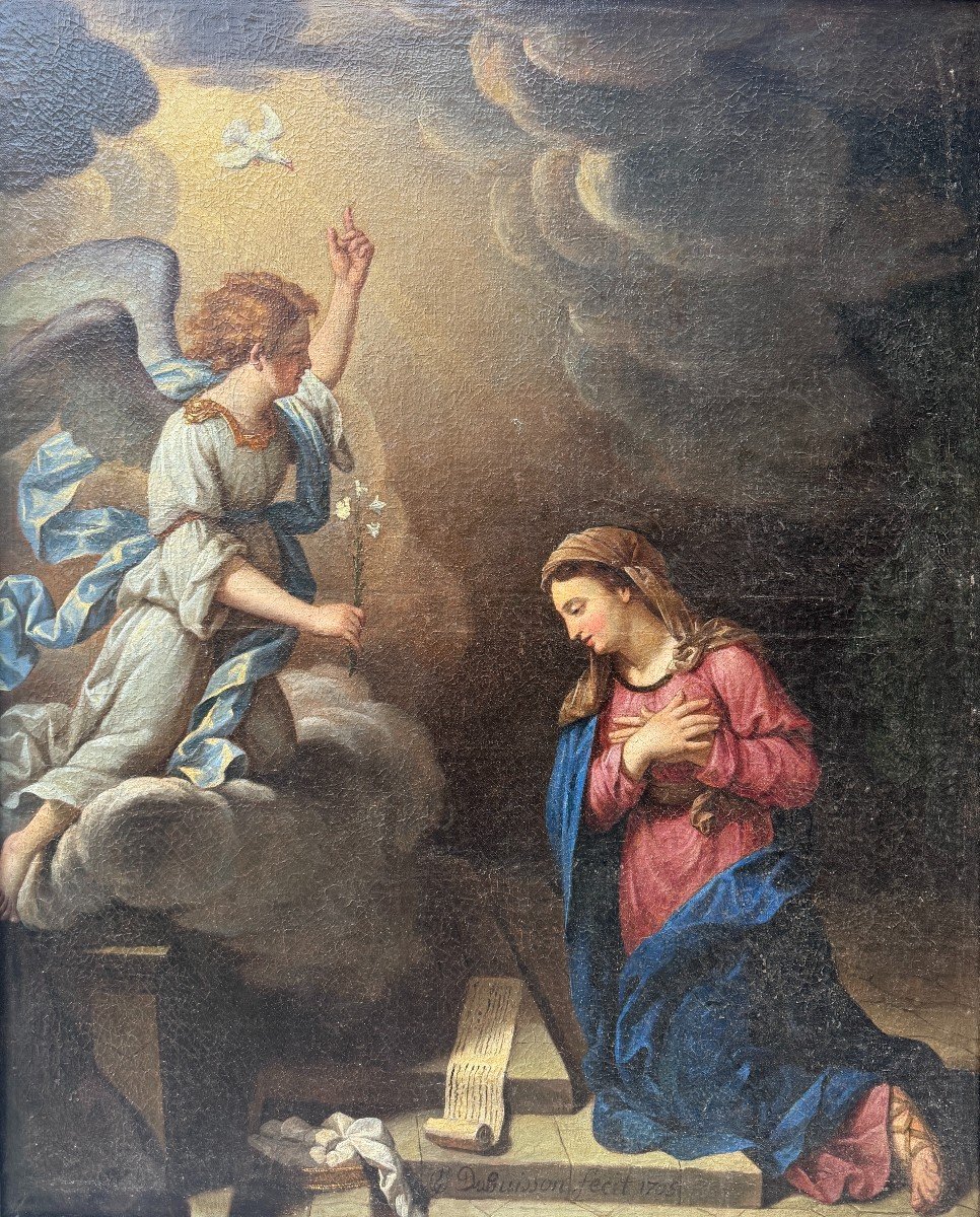 Etienne Odot Garot Dubuisson (1652-1732) Annunciation 1705