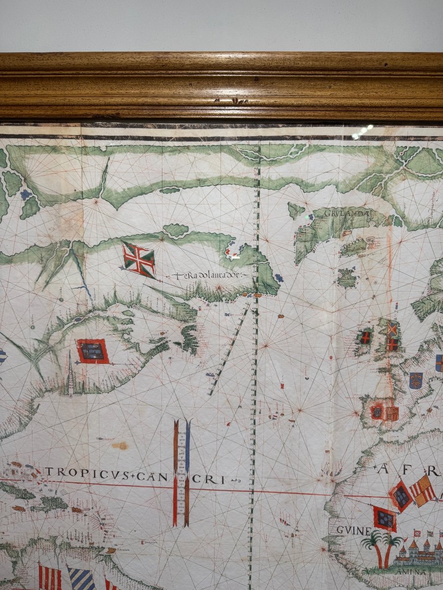 Portuguese Planisphere - Portolan-photo-2