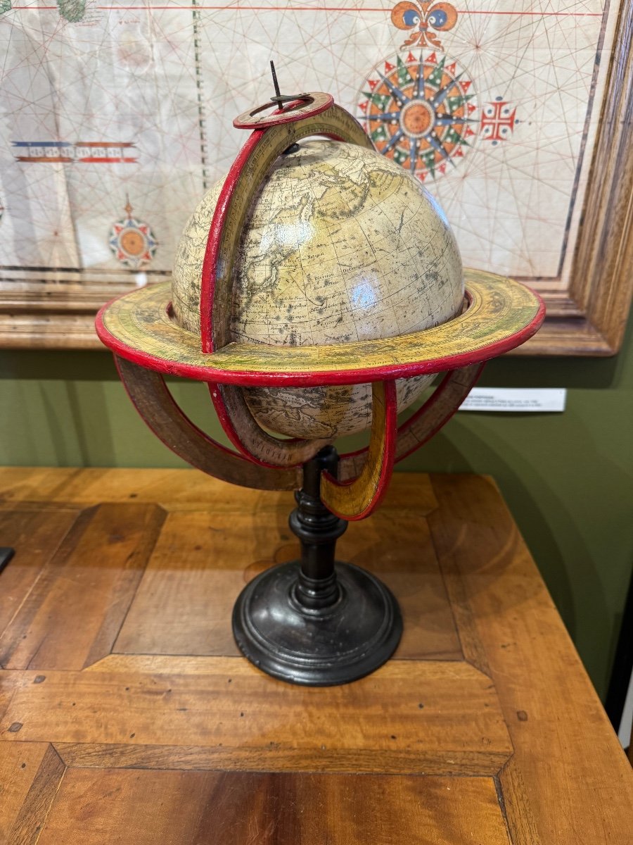 Globe Terrestre Delamarche 1821-photo-2