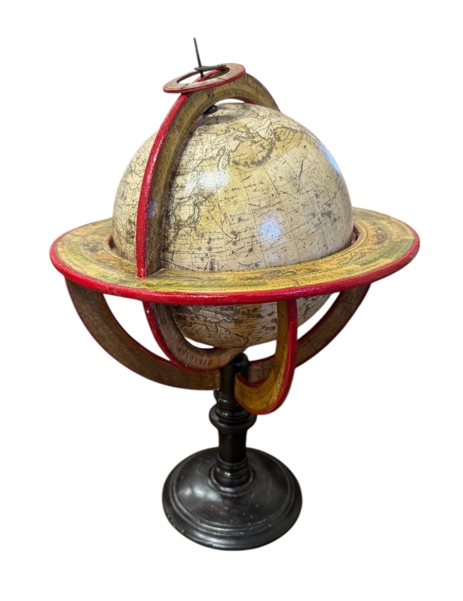 Globe Terrestre Delamarche 1821