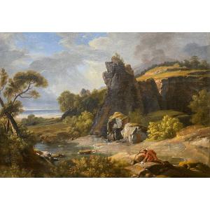 Entourage De Achille Etna Michalon (1796-1822) - Huile Sur Toile