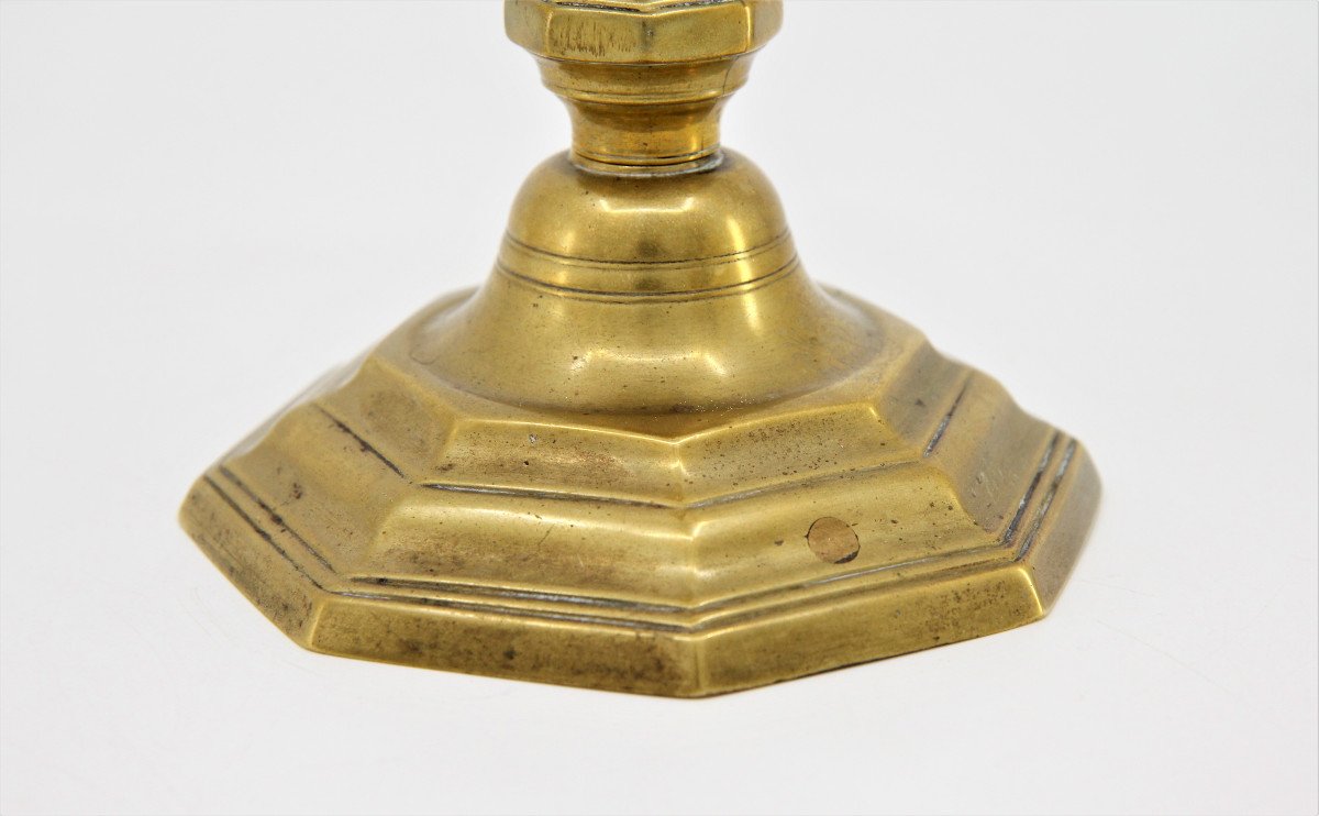 Candlestick From The Louis XV Period, With The Arms Of A Marquis-photo-3