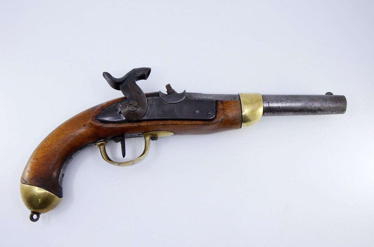 Swiss Ordinance Pistol, Model 1842 - Made In Liège For The Canton Of Vaud-photo-4