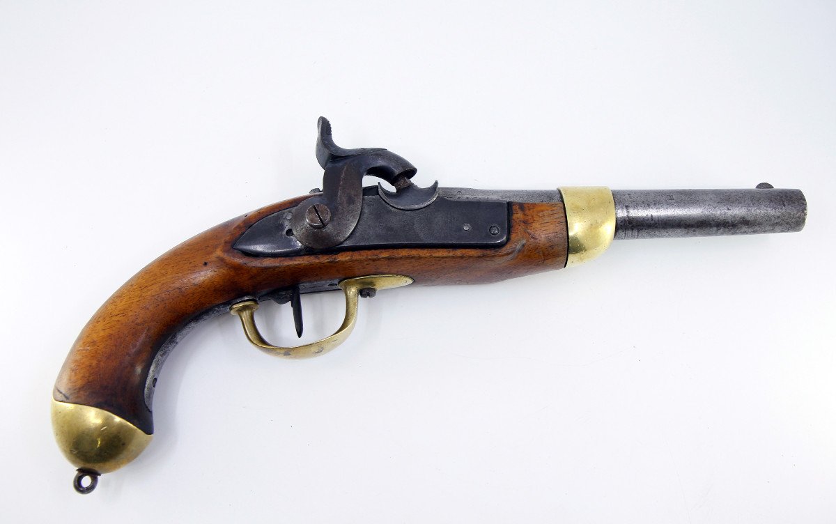 Swiss Ordinance Pistol, Model 1842 - Made In Liège For The Canton Of Vaud