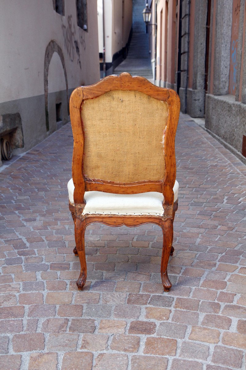 Chaise &agrave; la Reine de style R&eacute;gence, &eacute;poque Louis XV - estampille de Falconet, Paris vers 1740-photo-1